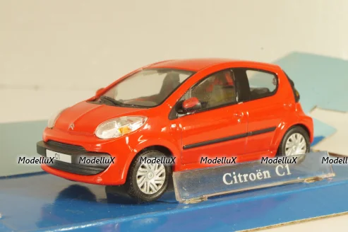 Citroen C1 2005, red, Cararama 1:43