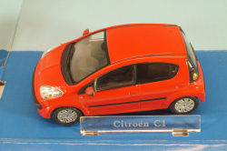 Citroen C1 2005, red, Cararama 1:43