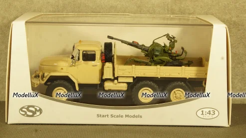 Зил-131 с зенитной установкой, бежевый, TruckTyr 1:43