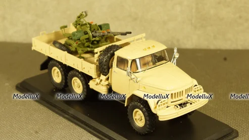 Зил-131 с зенитной установкой, бежевый, TruckTyr 1:43
