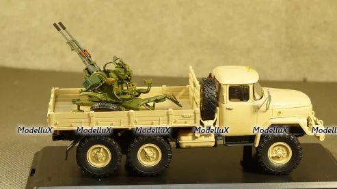 Зил-131 с зенитной установкой, бежевый, TruckTyr 1:43