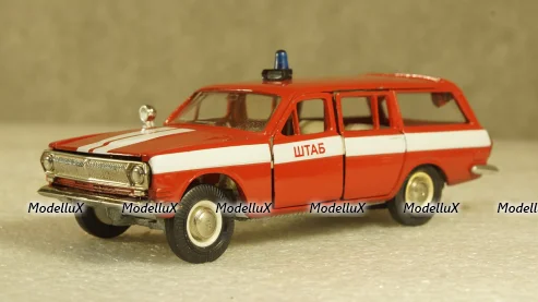 Газ-2402 Штабной пожарный автомобиль, SM_models 1:43 