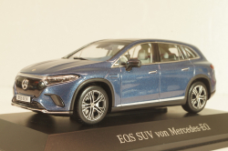 Mercedes-Benz EQS (X296) blue, B66960588, Spark 1:43