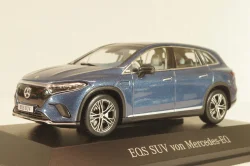 Mercedes-Benz EQS (X296) blue, B66960588, Spark 1:43