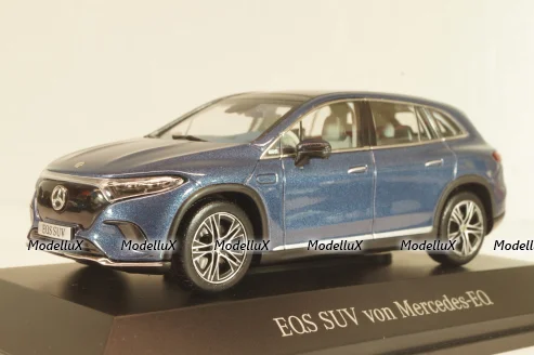 Mercedes-Benz EQS (X296) blue, B66960588, Spark 1:43