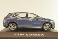 Mercedes-Benz EQS (X296) blue, B66960588, Spark 1:43