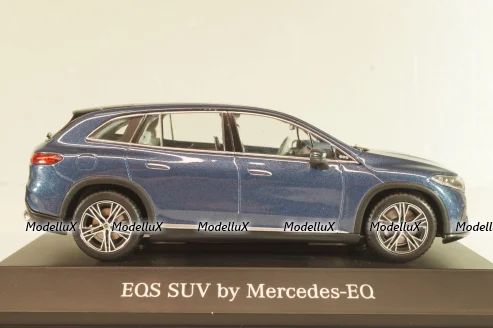 Mercedes-Benz EQS (X296) blue, B66960588, Spark 1:43