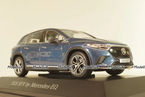 Mercedes-Benz EQS (X296) blue, B66960588, Spark 1:43