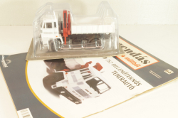 Csepel D 752 самосвал с краном манипулятором 1984, grey, Legendás teherautók a múltból #66, DeAgostini 1:43
