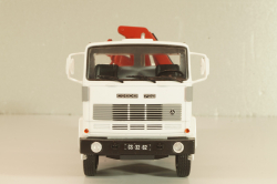 Csepel D 752 самосвал с краном манипулятором 1984, grey, Legendás teherautók a múltból #66, DeAgostini 1:43