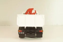Csepel D 752 самосвал с краном манипулятором 1984, grey, Legendás teherautók a múltból #66, DeAgostini 1:43