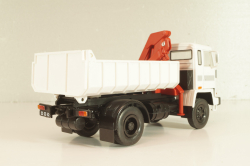Csepel D 752 самосвал с краном манипулятором 1984, grey, Legendás teherautók a múltból #66, DeAgostini 1:43