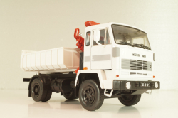 Csepel D 752 самосвал с краном манипулятором 1984, grey, Legendás teherautók a múltból #66, DeAgostini 1:43