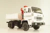 Csepel D 752 самосвал с краном манипулятором 1984, grey, Legendás teherautók a múltból #66, DeAgostini 1:43