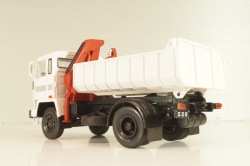 Csepel D 752 самосвал с краном манипулятором 1984, grey, Legendás teherautók a múltból #66, DeAgostini 1:43