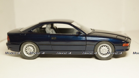BMW 850i 1996 bluemetallic, Schabak 1:24