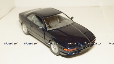 BMW 850i 1996 bluemetallic, Schabak 1:24