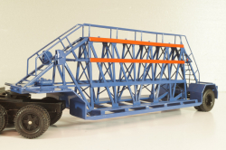 Нами-790 полуприцеп-панелевоз 1955, синий, 104547, АвтоИстория 1:43