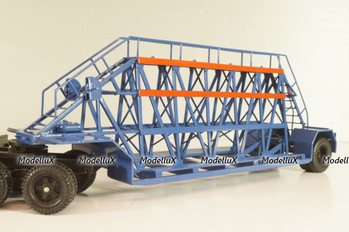 Нами-790 полуприцеп-панелевоз 1955, синий, 104547, АвтоИстория 1:43