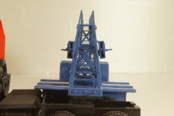 Нами-790 полуприцеп-панелевоз 1955, синий, 104547, АвтоИстория 1:43