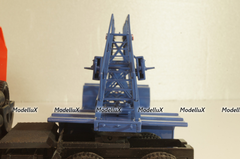 Нами-790 полуприцеп-панелевоз 1955, синий, 104547, АвтоИстория 1:43
