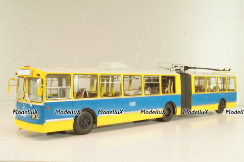 Зиу-10, троллейбус, желто-синий, 900285, Советский Автобус 1:43 Уценка!