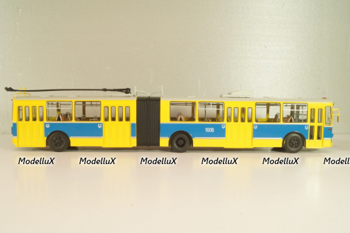 Зиу-10, троллейбус, желто-синий, 900285, Советский Автобус 1:43 Уценка!
