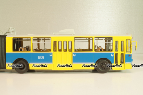 Зиу-10, троллейбус, желто-синий, 900285, Советский Автобус 1:43 Уценка!