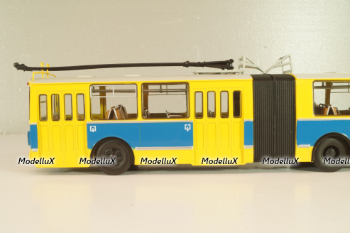Зиу-10, троллейбус, желто-синий, 900285, Советский Автобус 1:43 Уценка!