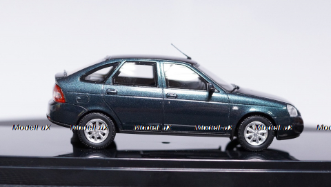 ВАЗ 2172 Priora Хетчбек 2014 г. сине-зеленый мет., 221723, DiP Models 1:43