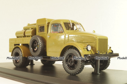 Дук-51 дезинфекционная установка на шасси Газ-51 1951, хаки, SSM1624, SSM 1:43