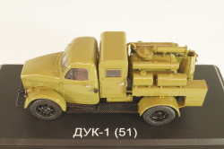 Дук-51 дезинфекционная установка на шасси Газ-51 1951, хаки, SSM1624, SSM 1:43