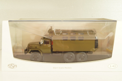 КМ-131 кунг на шасси Зил-131, хаки, SSM1637, SSM 1:43