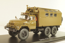 КМ-131 кунг на шасси Зил-131, хаки, SSM1637, SSM 1:43