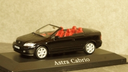 Opel Astra G Cabrio Convertible black, 9121877, Minichamps 1:43