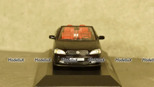 Opel Astra G Cabrio Convertible black, 9121877, Minichamps 1:43