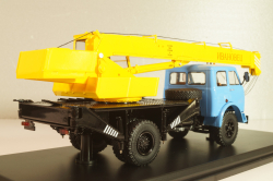 КС-3577(5334) Ивановец, автокран на шасси Маз-5334 1984, синій/жовтий, SSM1642, SSM 1:43