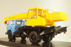 КС-3577(5334) Ивановец, автокран на шасси Маз-5334 1984, синій/жовтий, SSM1642, SSM 1:43