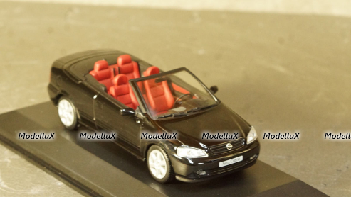 Opel Astra G Cabrio Convertible black, 9121877, Minichamps 1:43