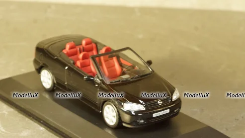 Opel Astra G Cabrio Convertible black, 9121877, Minichamps 1:43