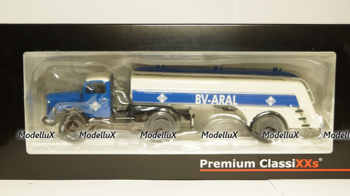 Mercedes L3500 2a Aral blue/white, Premium Classixxs 1:43