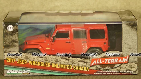 Jeep Wrangler Unlimited MOAB 2013 red, Greenlight 1:43