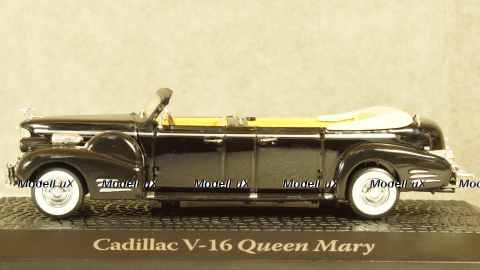 Cadillac V-16 Queen Mary & Harry Truman 1948 black, Atlas 1:43