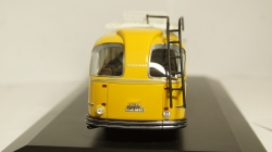 Magirus Deutz O6500 German Federal Post Office yellow, Schuco 1:43