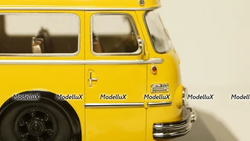 Magirus Deutz O6500 German Federal Post Office yellow, Schuco 1:43