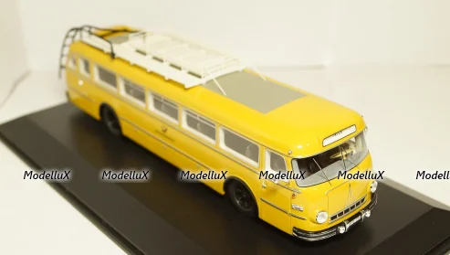 Magirus Deutz O6500 German Federal Post Office yellow, Schuco 1:43