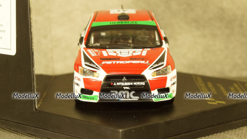 Mitsubishi Lancer Evo X No.41, Rally Italy Fuchs/Mussano 2013, Vitesse 1:43