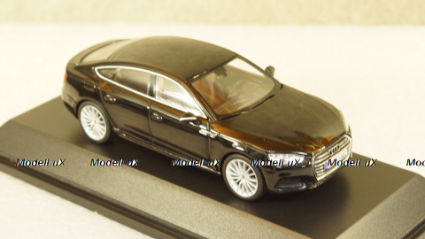 Audi A5 Sportback 2017 black, Spark 1:43