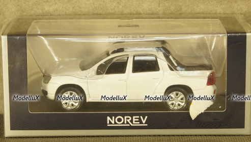 Renault Duster Oroch 2015 white, Norev 1:43
