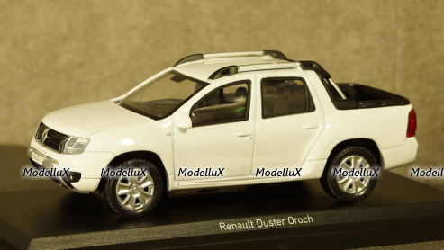 Renault Duster Oroch 2015 white, Norev 1:43